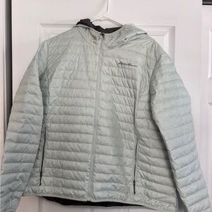 Microlight Down Hooded Jacket